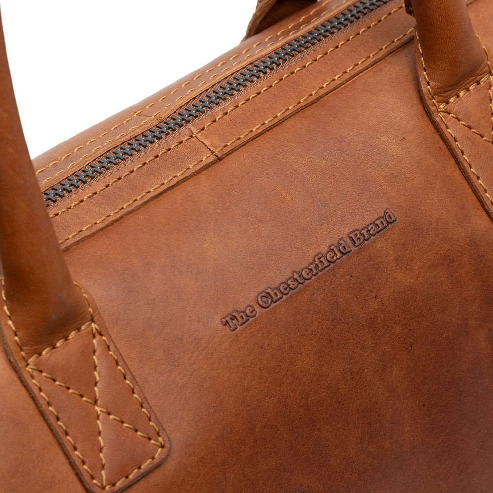 Leren Handtas Cognac Langton