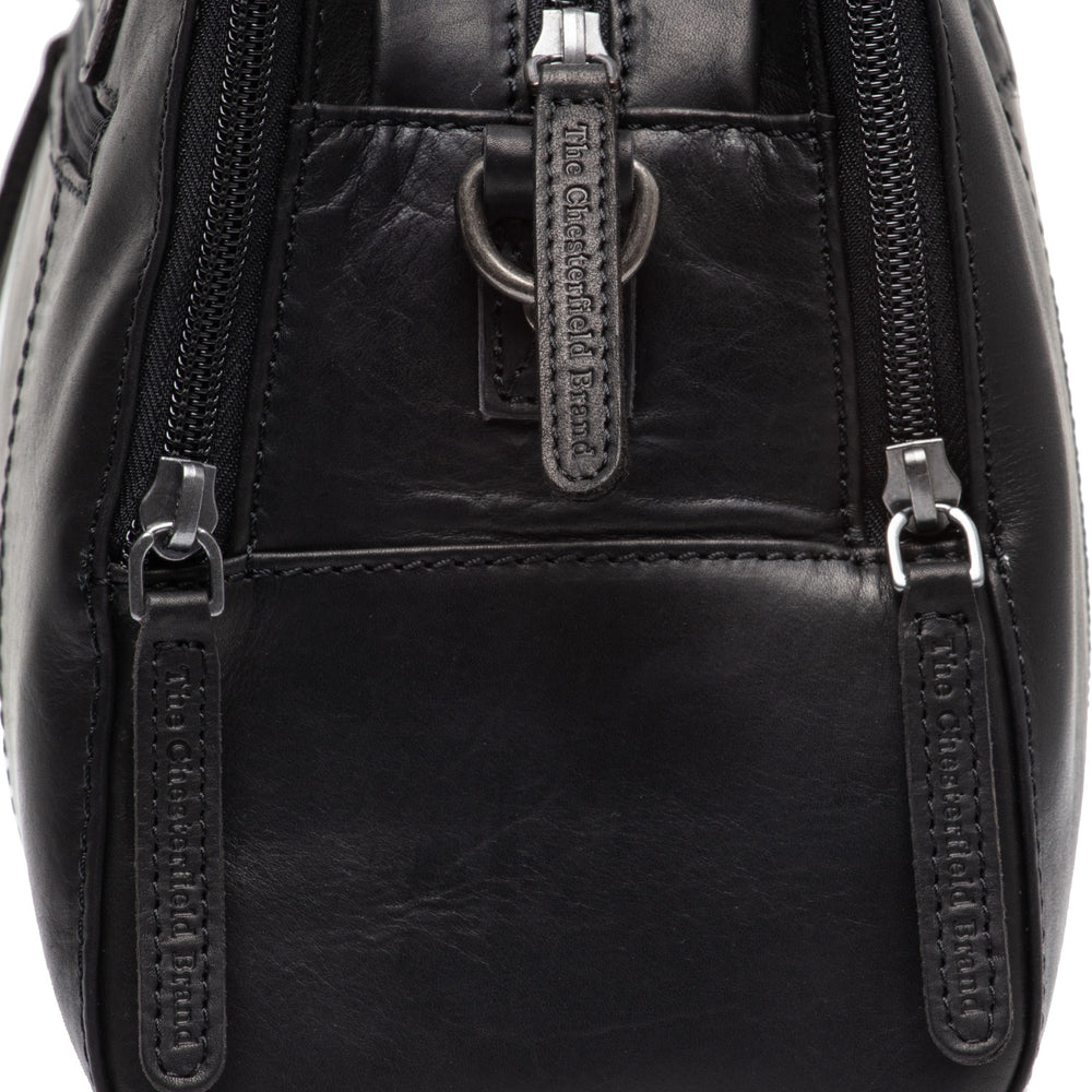 Leather Handbag Black Ezra