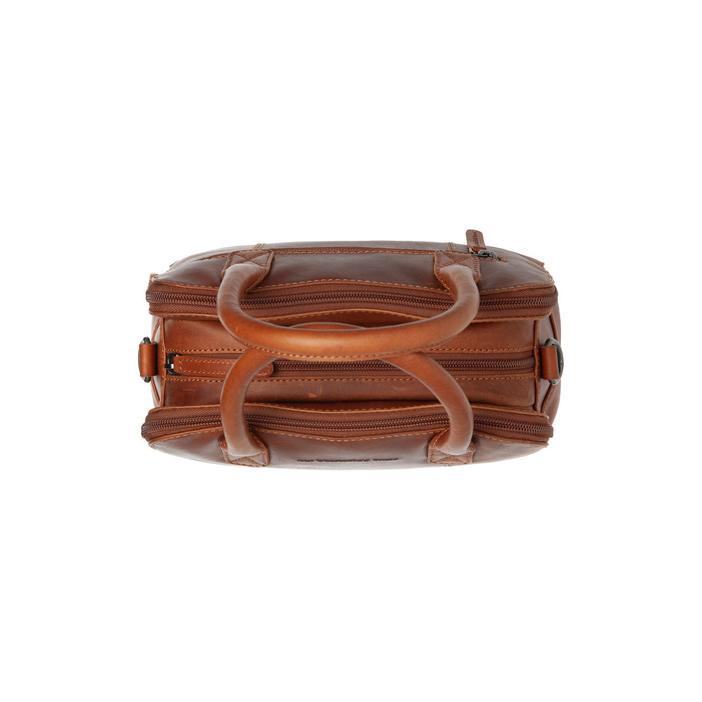 Leather Handbag Cognac Ezra