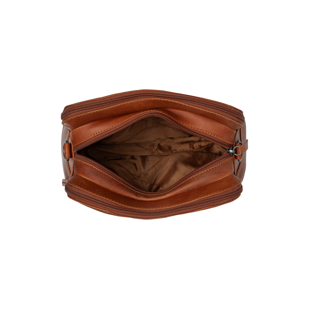 Leather Handbag Cognac Ezra