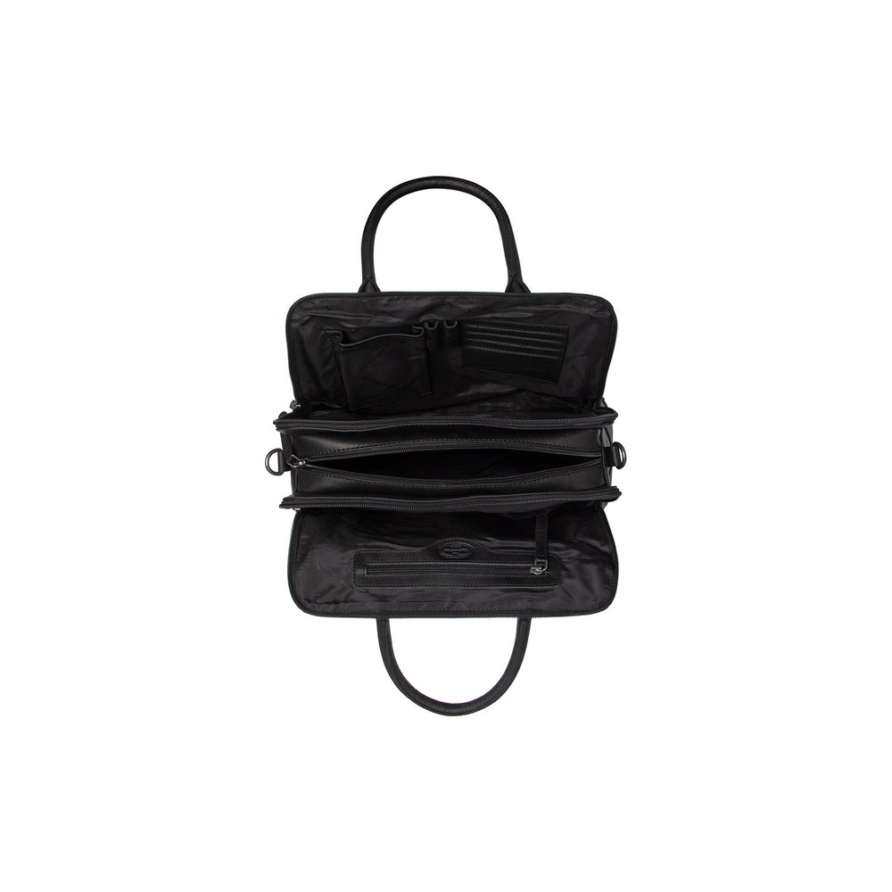 Leather Handbag Black Layton