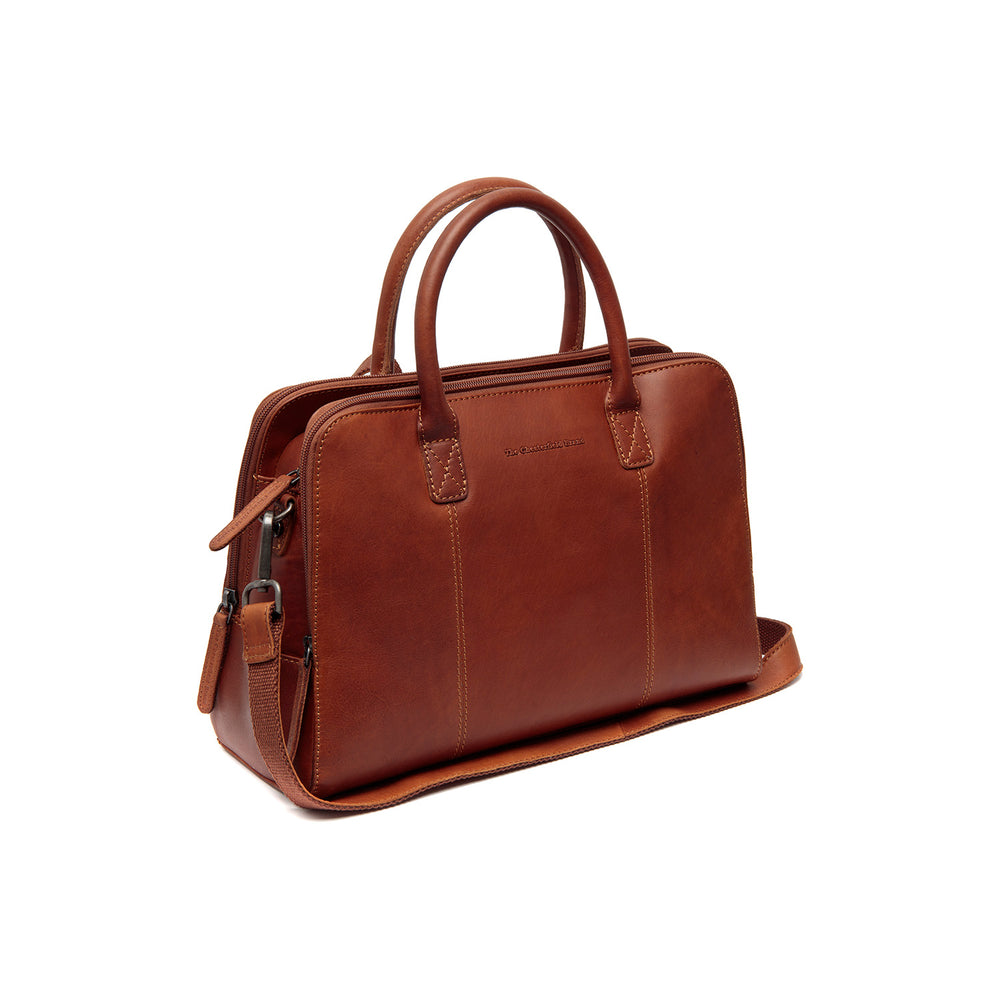 Leather Handbag Cognac Layton