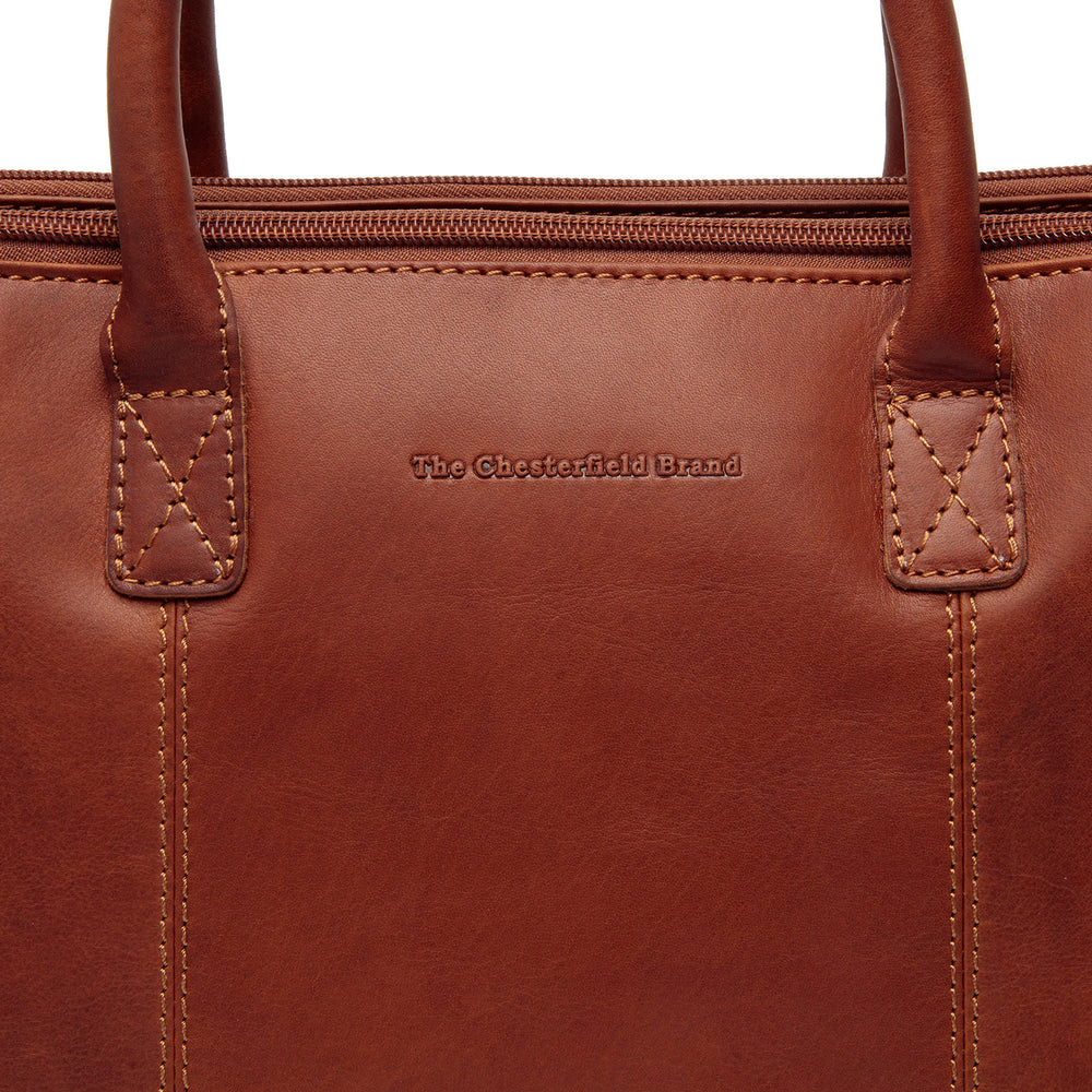 Leather Handbag Cognac Layton