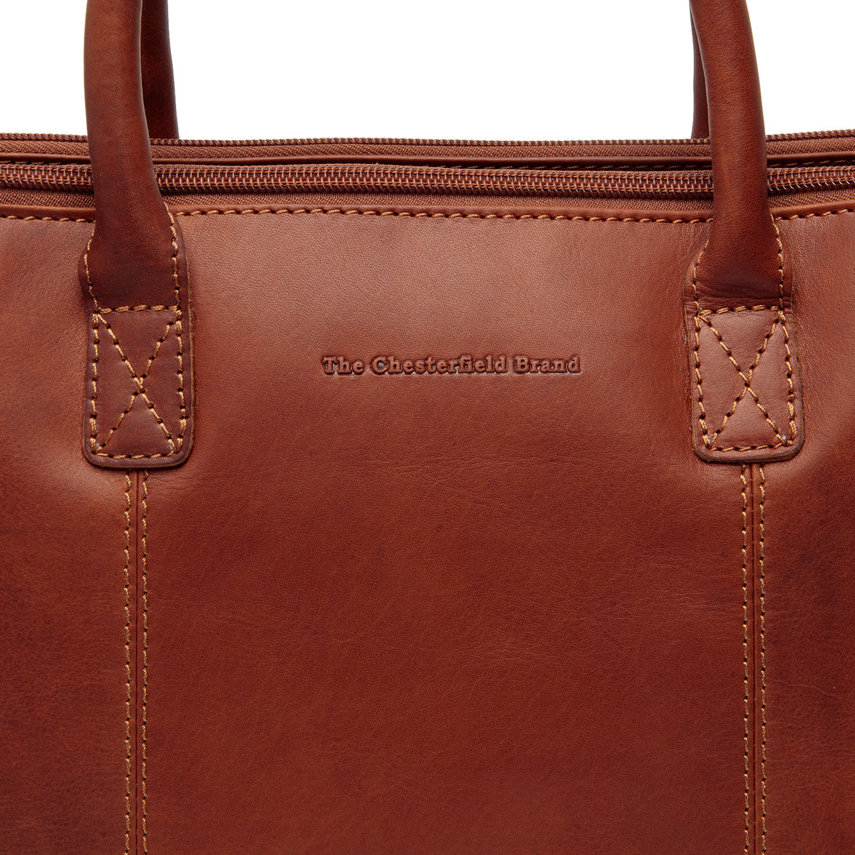 Leather Handbag Cognac Layton
