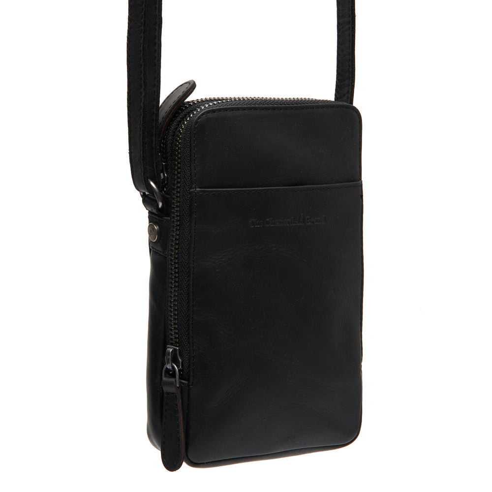 Leder Handytasche Schwarz Alesund