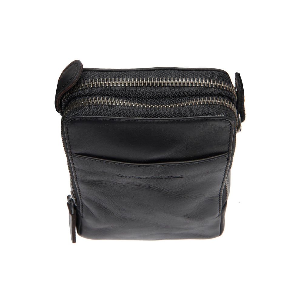 Leder Handytasche Schwarz Alesund
