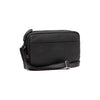 Sac Bandoulière en Cuir Noir Ellon