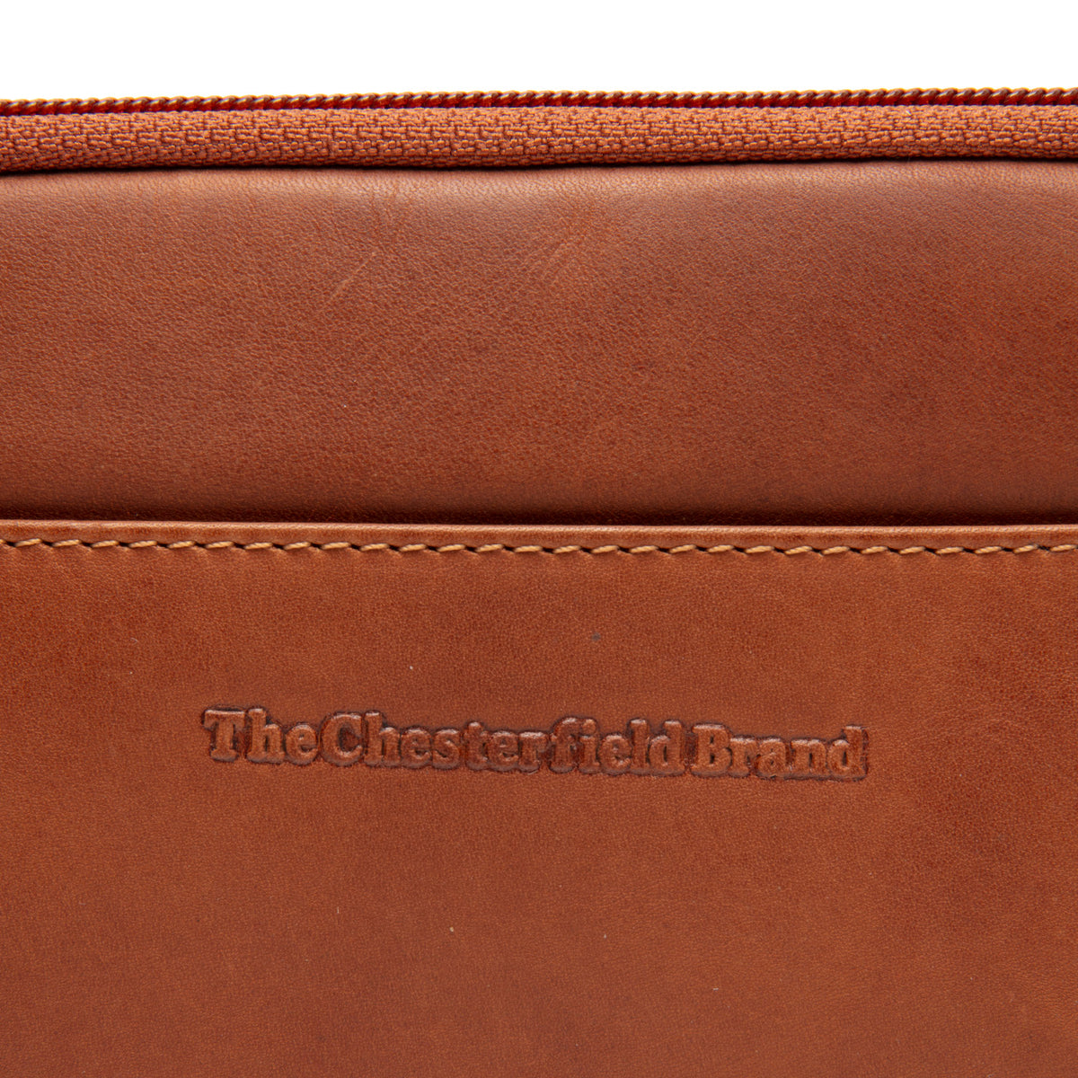 Sac Bandoulière en Cuir Cognac Ellon
