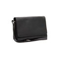 Sac Bandoulière en Cuir Noir Forano