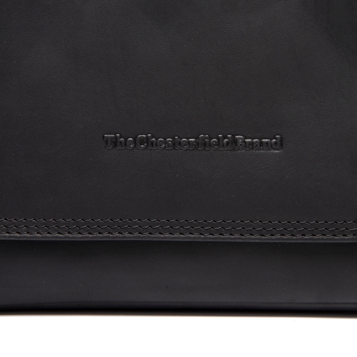 Sac Bandoulière en Cuir Noir Forano
