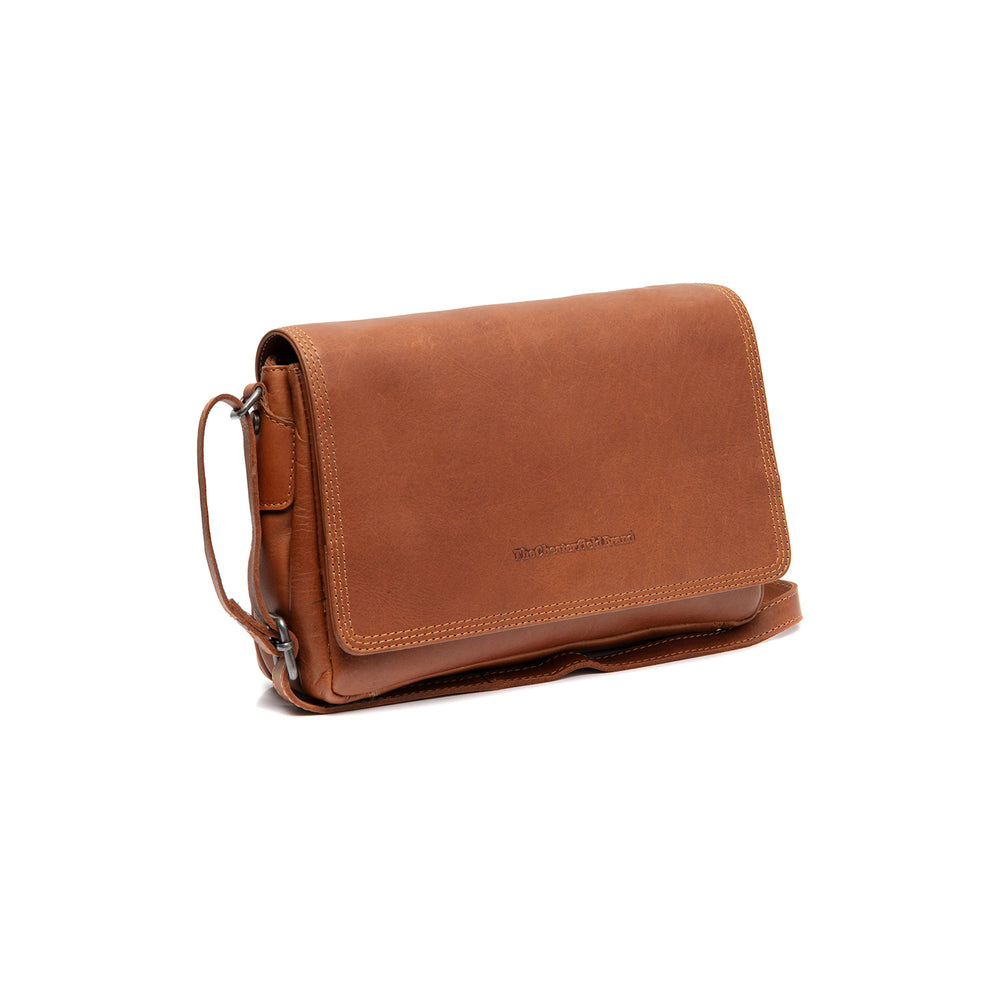 Leder Umhängetasche Cognac Forano
