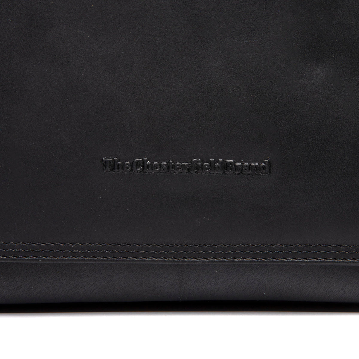 Leather Crossbody Bag Black Laverton