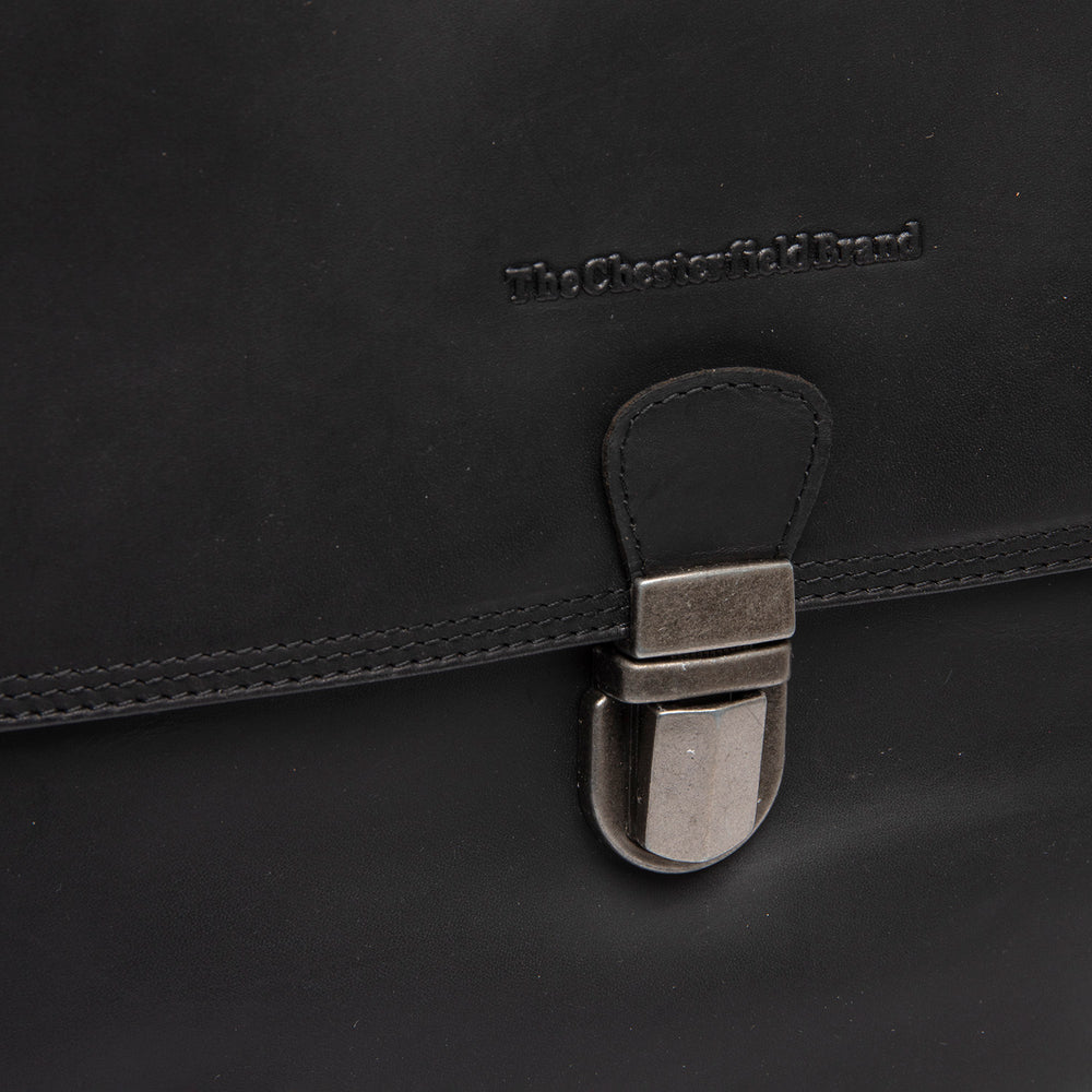 Leather Handbag Black Angera