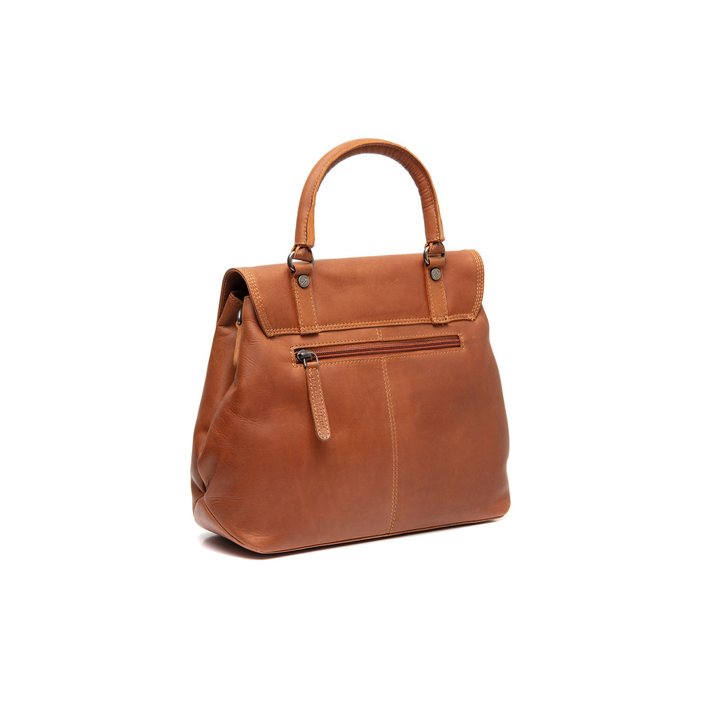 Leather Handbag Cognac Angera