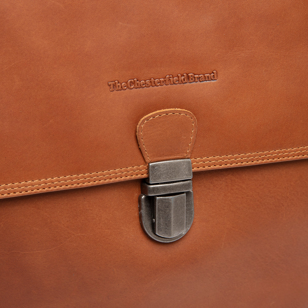 Leather Handbag Cognac Angera