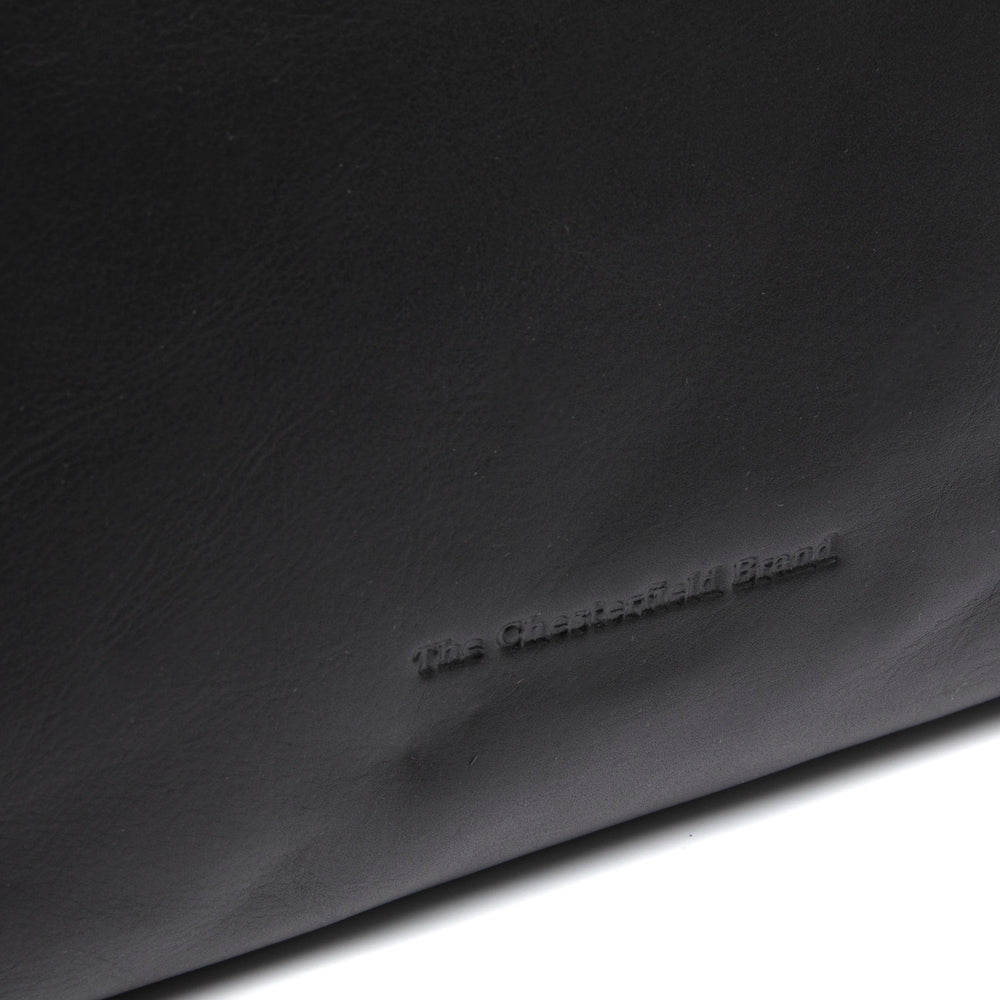 Leren Handtas Zwart Hermosa