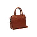 Leren Handtas Cognac Hermosa