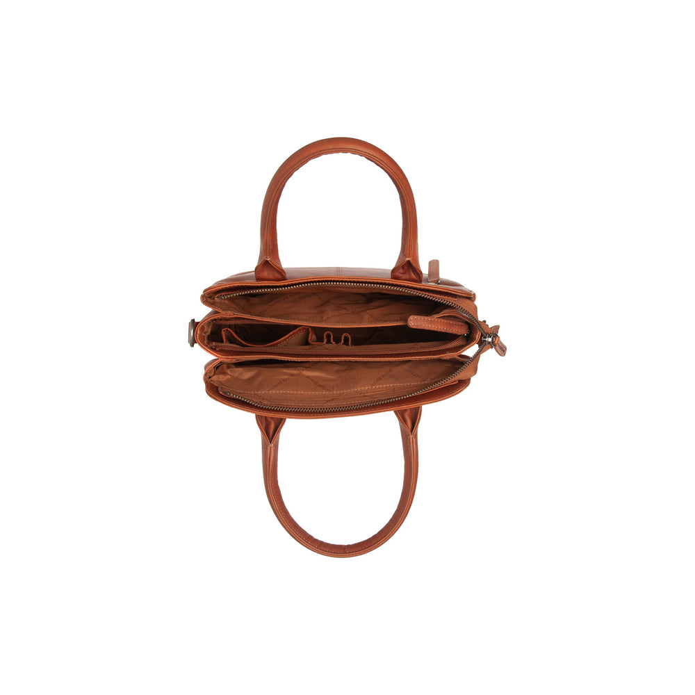 Sac à Main en Cuir Cognac Hermosa