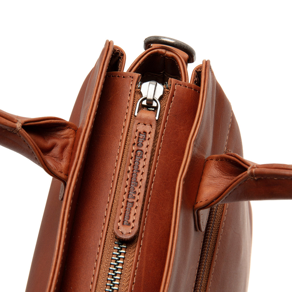 Sac à Main en Cuir Cognac Hermosa