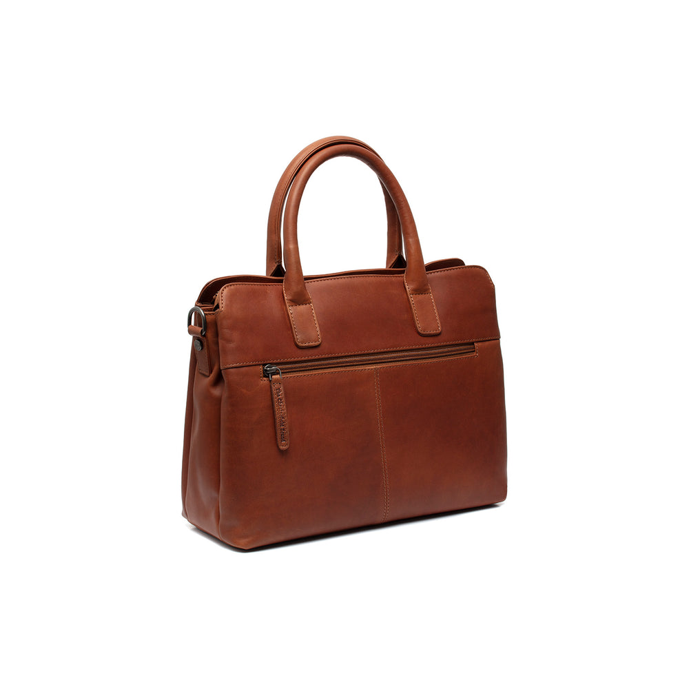 Sac à Main en Cuir Cognac Valmonte