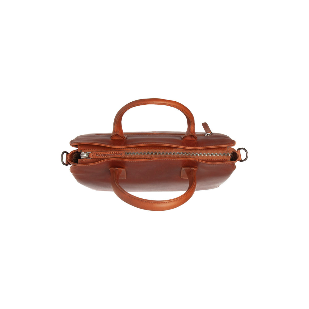 Sac à Main en Cuir Cognac Valmonte