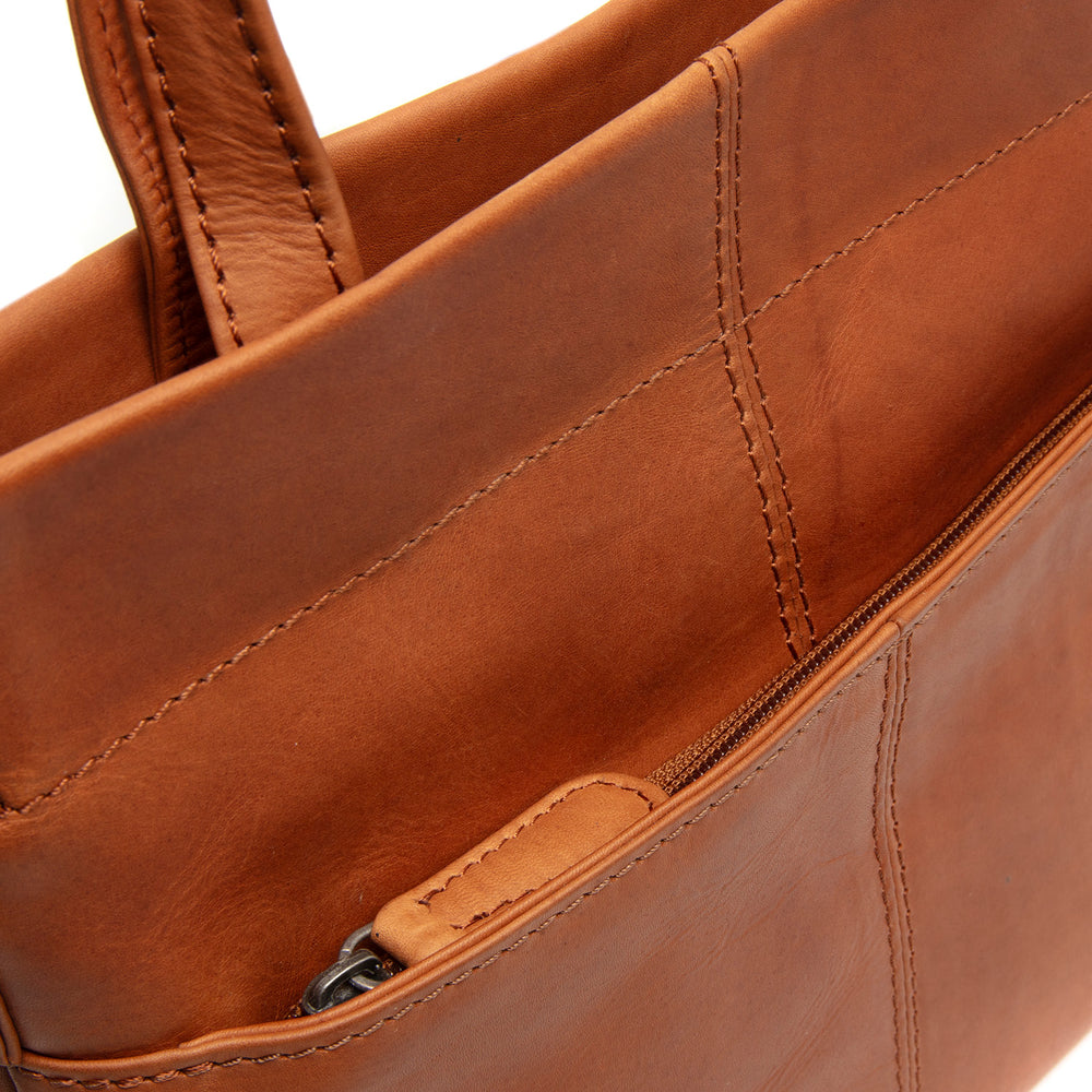 Sac à Main en Cuir Cognac Rivington