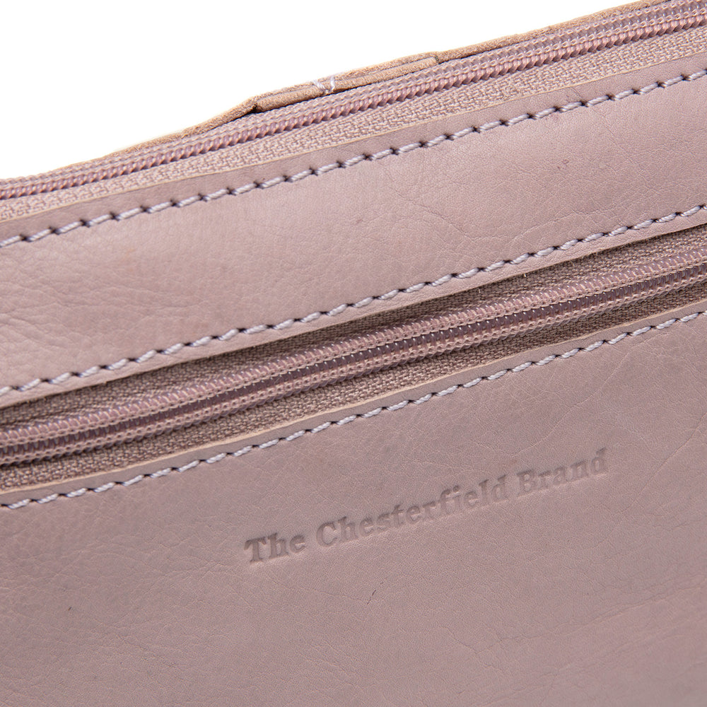 Leather Crossbody Bag Lavender Lilac Osaka