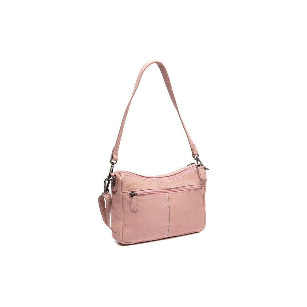 Leather Shoulder Bag Vintage Rose Irving