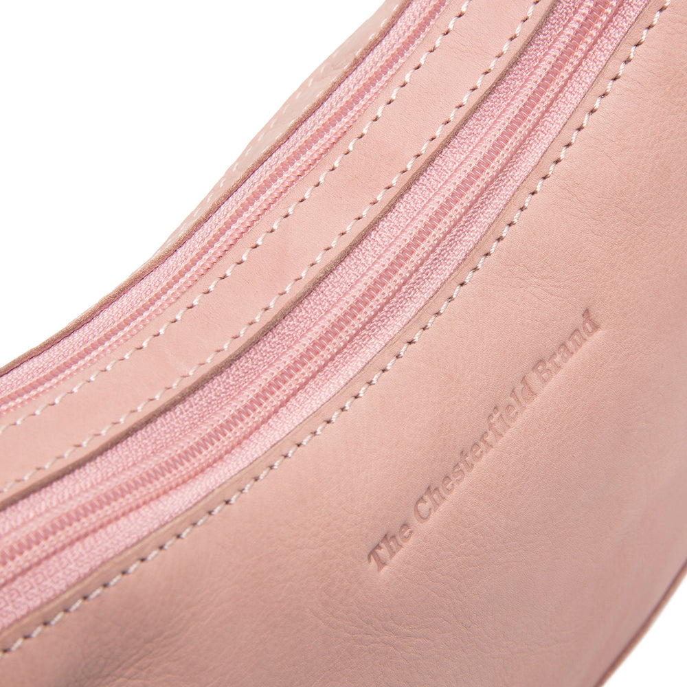Leather Shoulder Bag Vintage Rose Irving