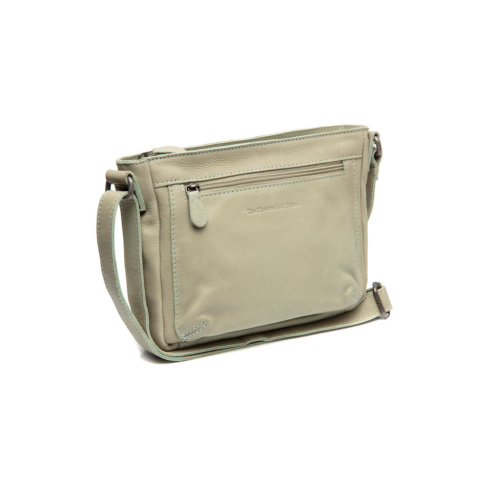 Leather Crossbody Bag Ocean Green Aston