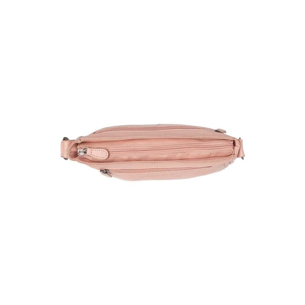 Leather Crossbody Bag Vintage Rose Aston