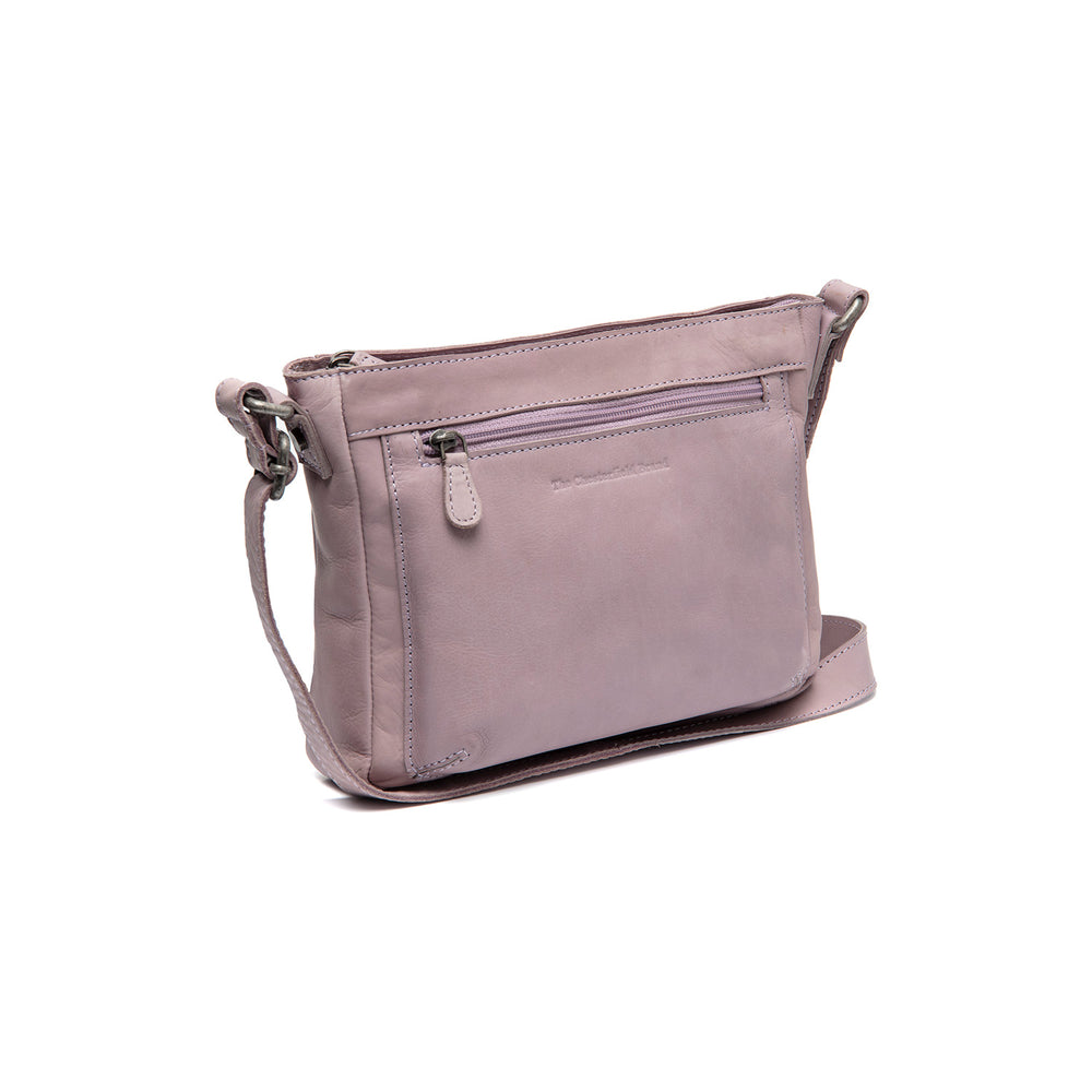 Leather Crossbody Bag Lavender Lilac Aston