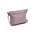 Leather Crossbody Bag Lavender Lilac Aston