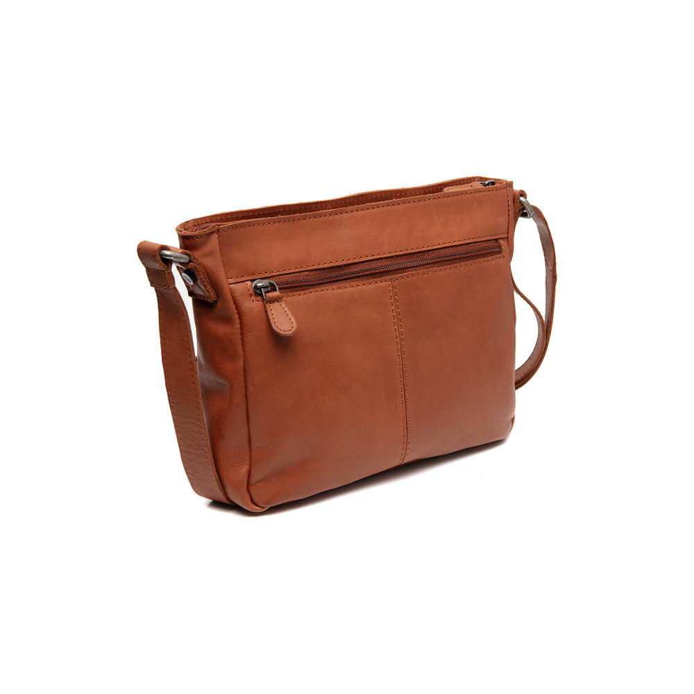 Leather Crossbody Bag Cognac Aston