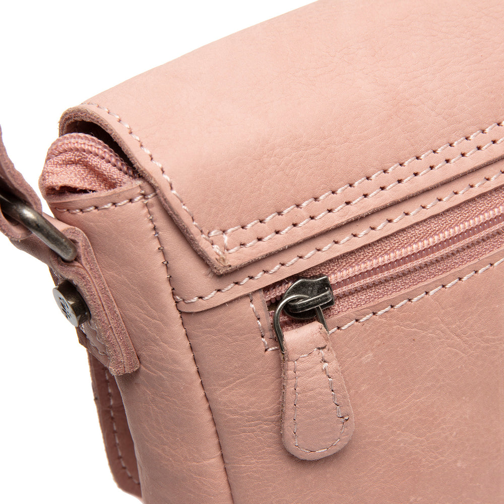 Leather Crossbody Bag Vintage Rose Ann