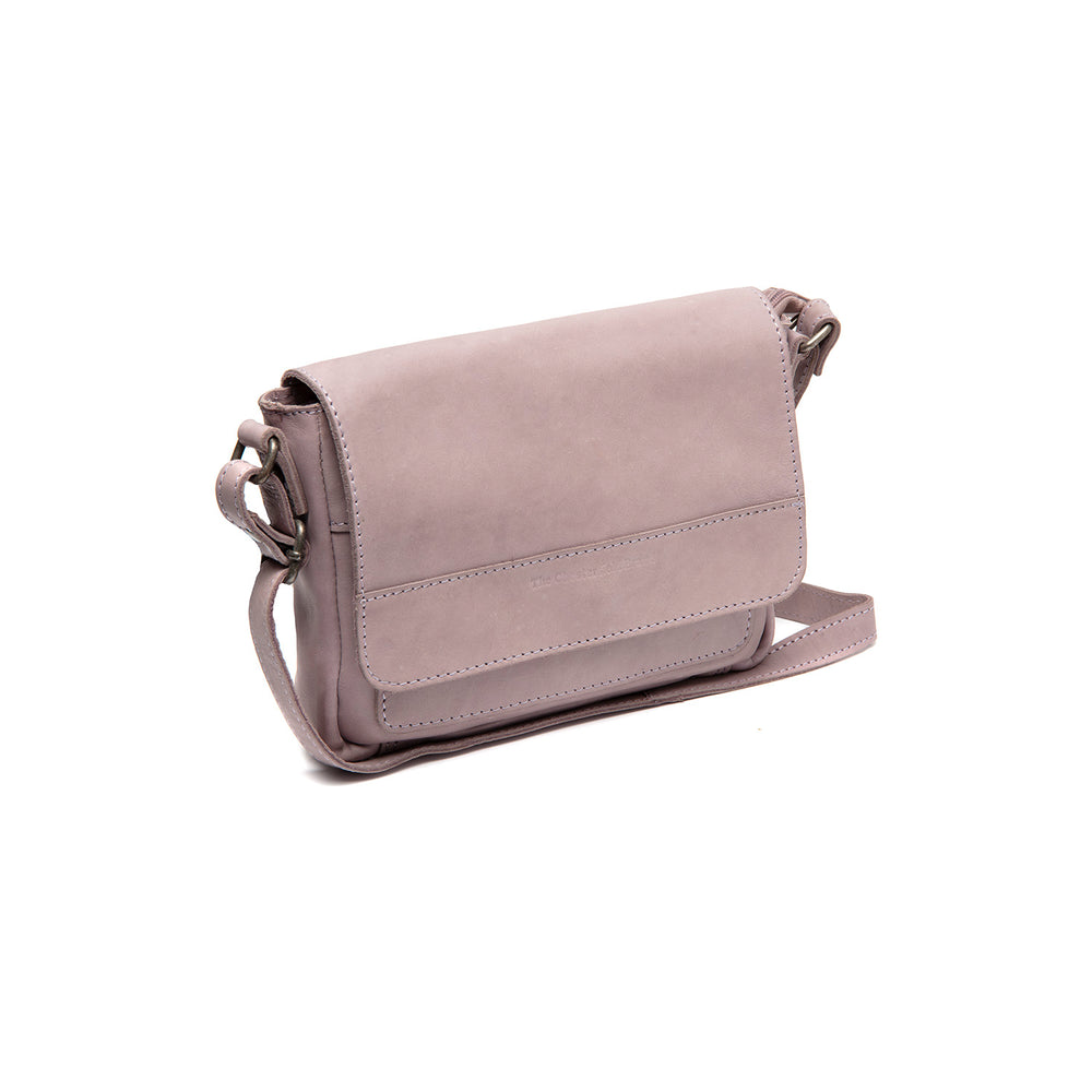 Leather Crossbody Bag Lavender Lilac Ann