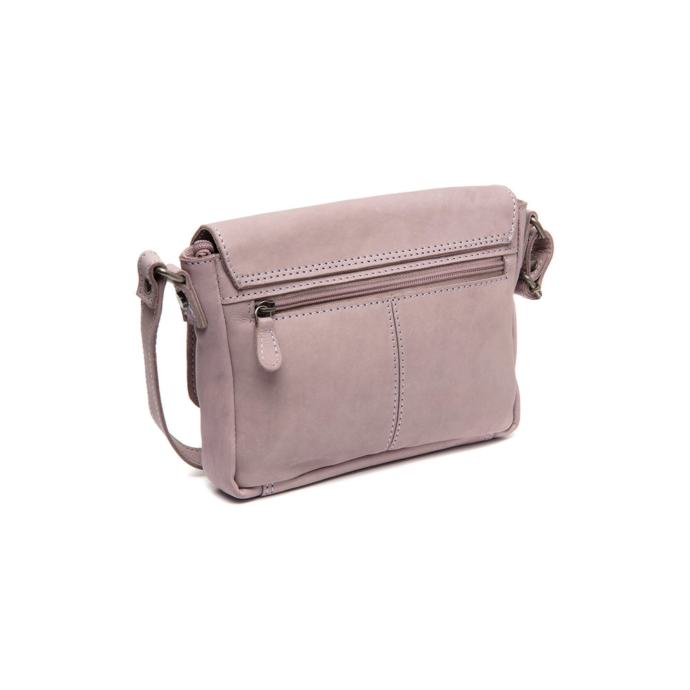 Leather Crossbody Bag Lavender Lilac Ann