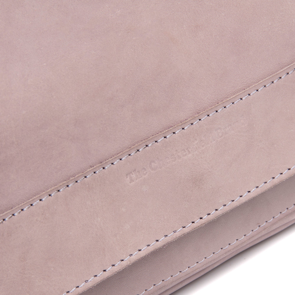 Leather Crossbody Bag Lavender Lilac Ann