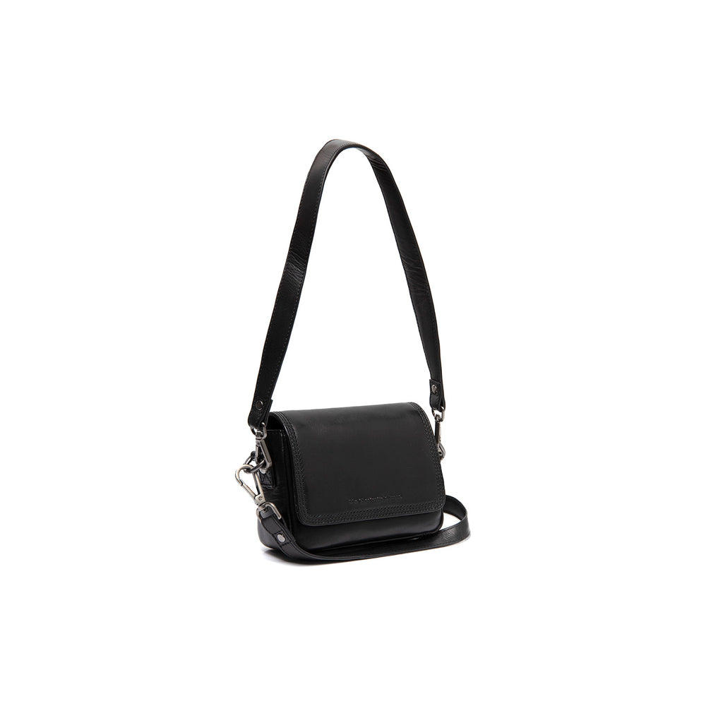 Leather Shoulder Bag Black Marcella