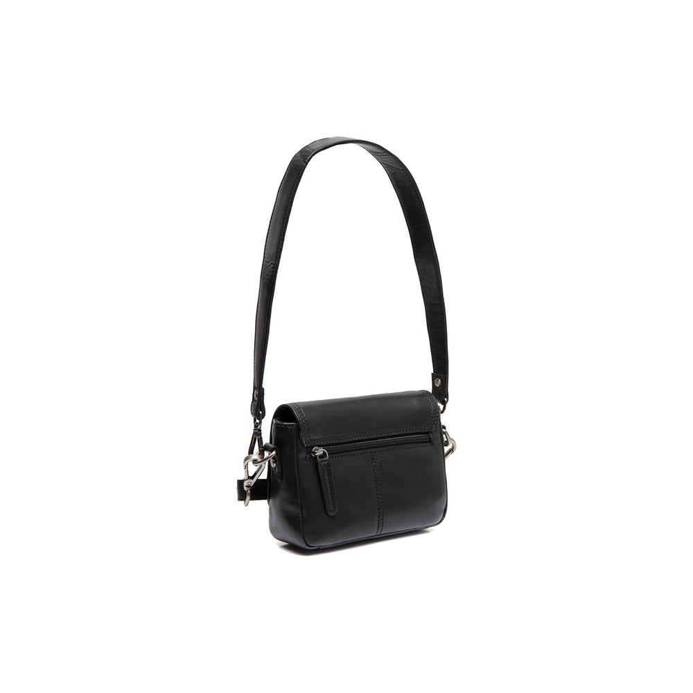 Leather Shoulder Bag Black Marcella