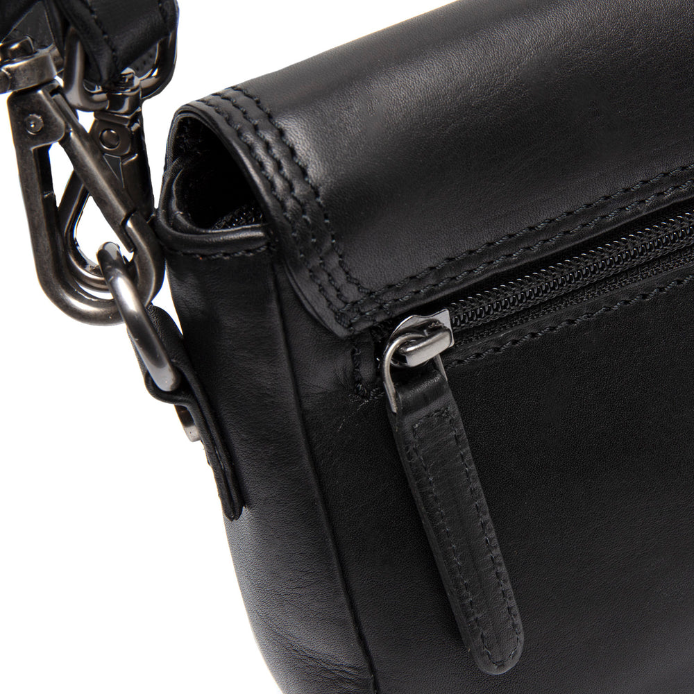 Leather Shoulder Bag Black Marcella