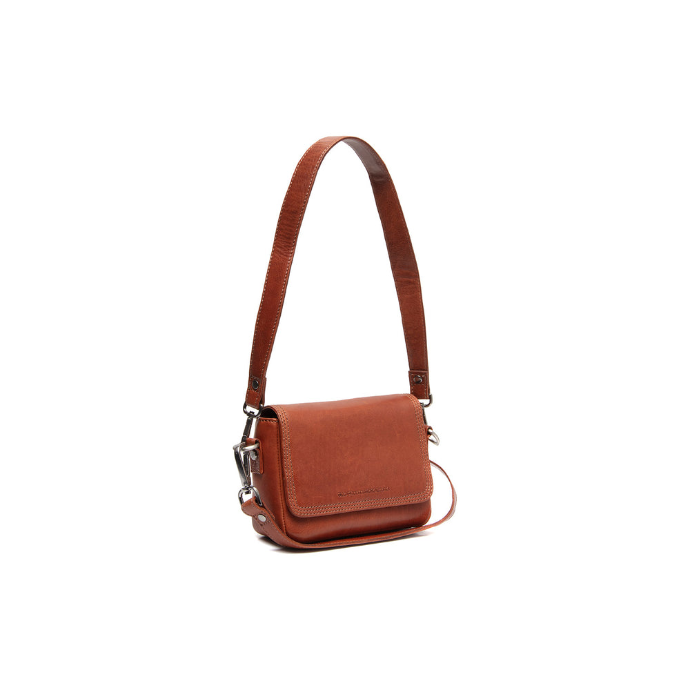 Leather Shoulder Bag Cognac Marcella