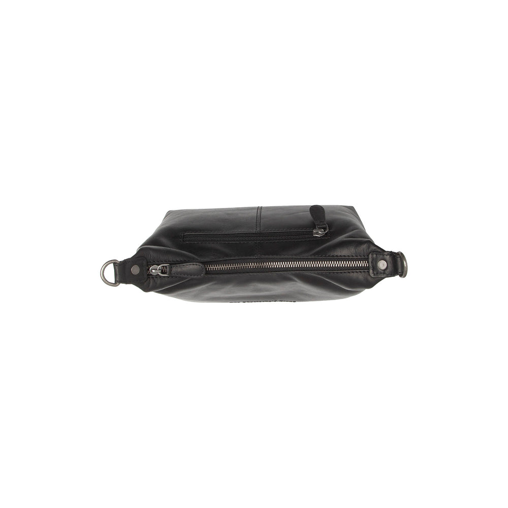 Leather Shoulder Bag Black Christie