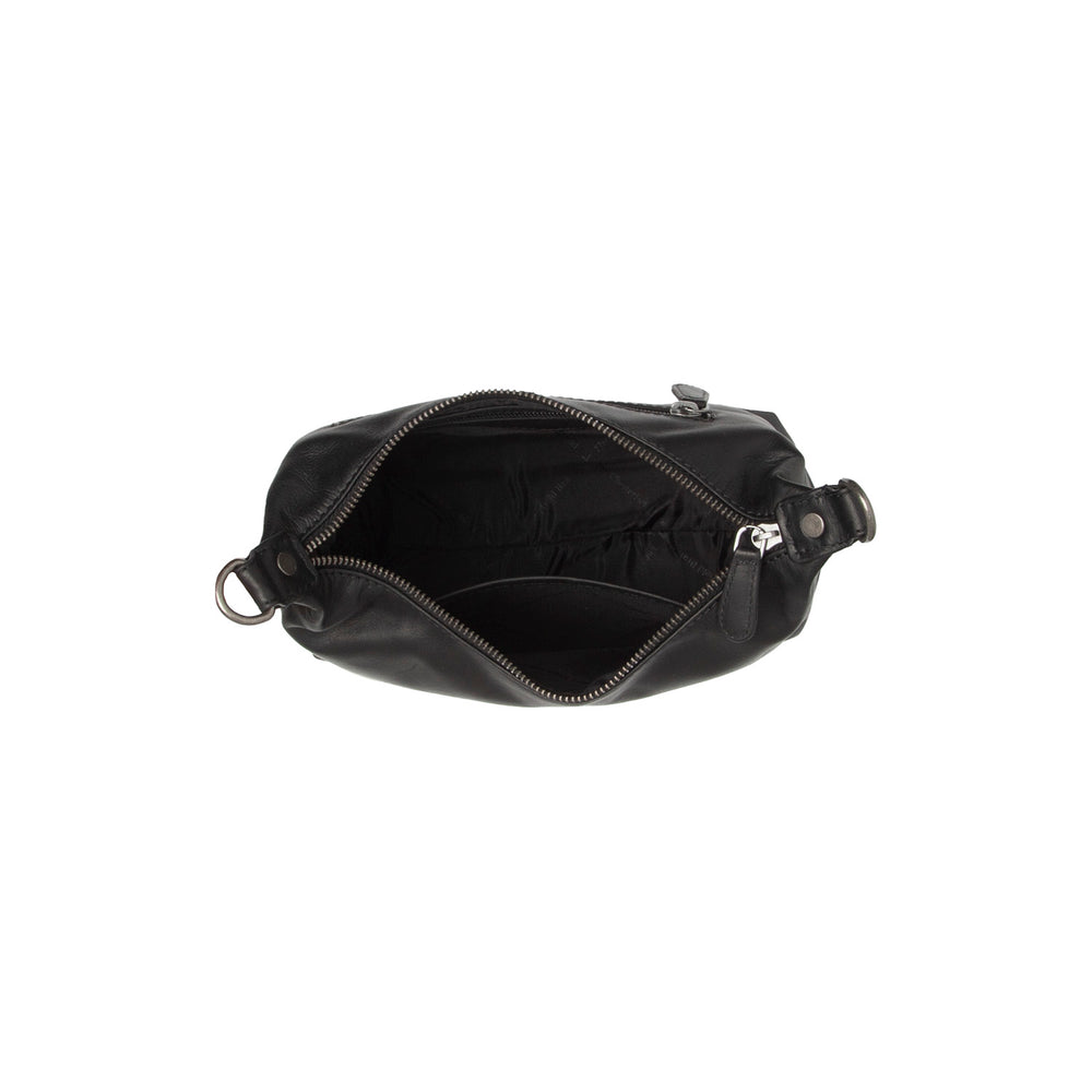Leather Shoulder Bag Black Christie