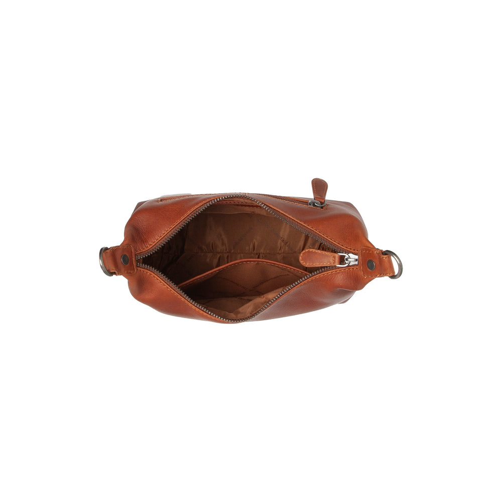 Leather Shoulder Bag Cognac Christie