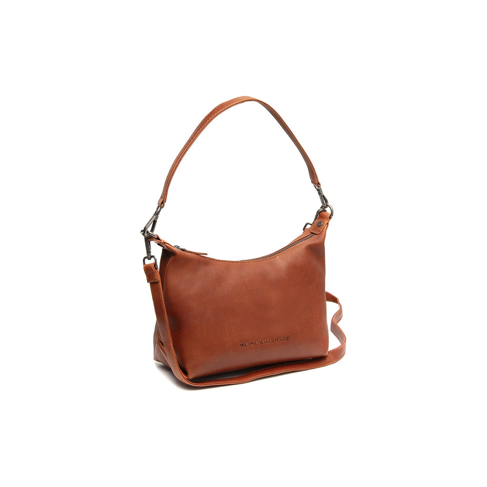 Leather Shoulder Bag Cognac Christie