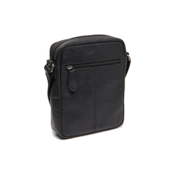 Leather Shoulder Bag Black Laveno