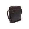 Leather Shoulder Bag Brown Laveno