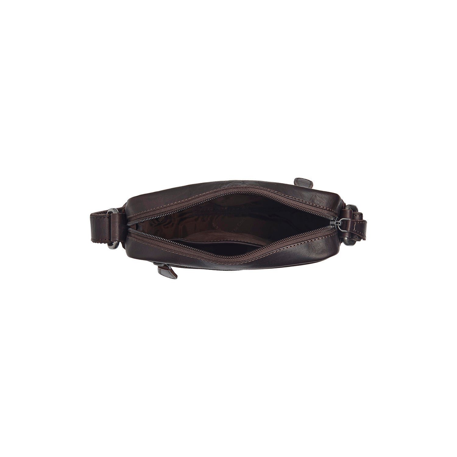 Leather Shoulder Bag Brown Laveno