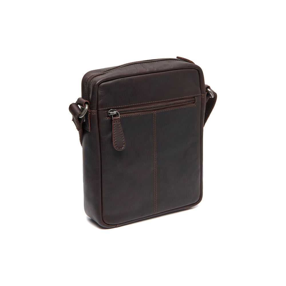 Sac Bandoulière en Cuir Marron Laveno